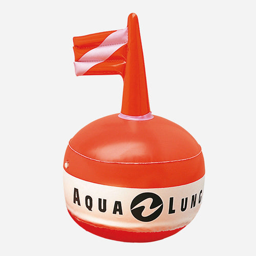 Orange round surface buoy